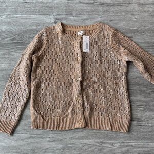 Gymboree Gold Sweater NWT